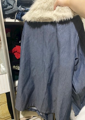 Kürk detaylı ceket - Görsel 6