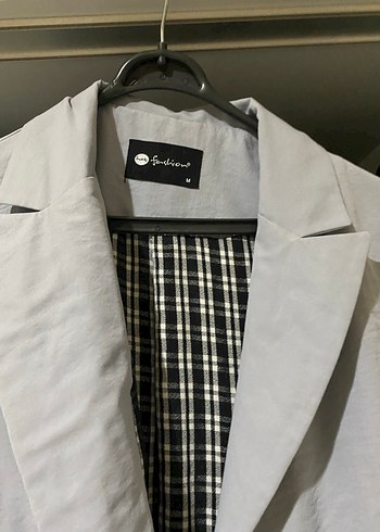 Gri Kadın Kolsuz yelek - Görsel 4