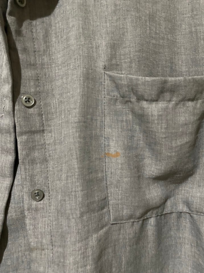 Gri Keten Uzun Kollu Düğmeli Kadın takım - Görsel 4