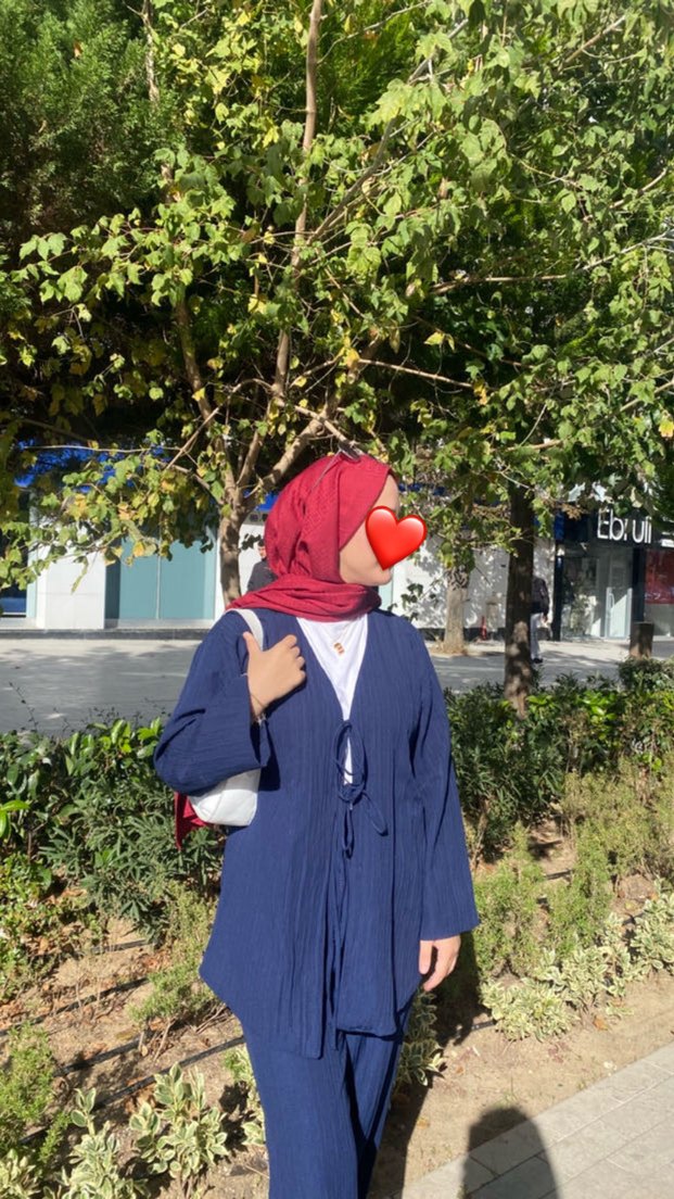 Lacivert Bağlamalı  Takım - Görsel 2