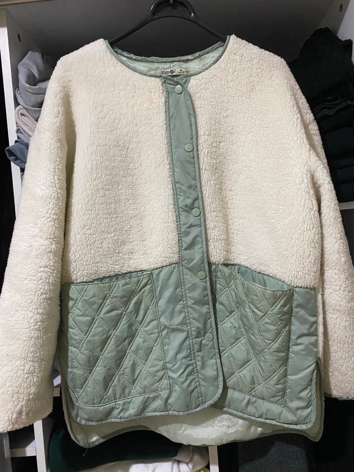 Peluşlu kopitone mont - Görsel 2