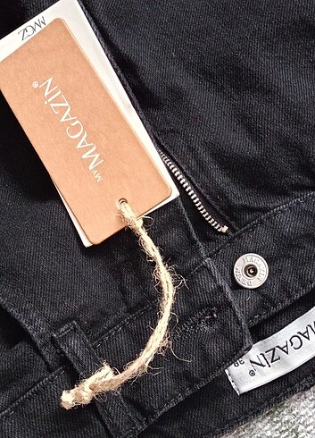 38 Beden siyah Renk Denim siyah pantolon