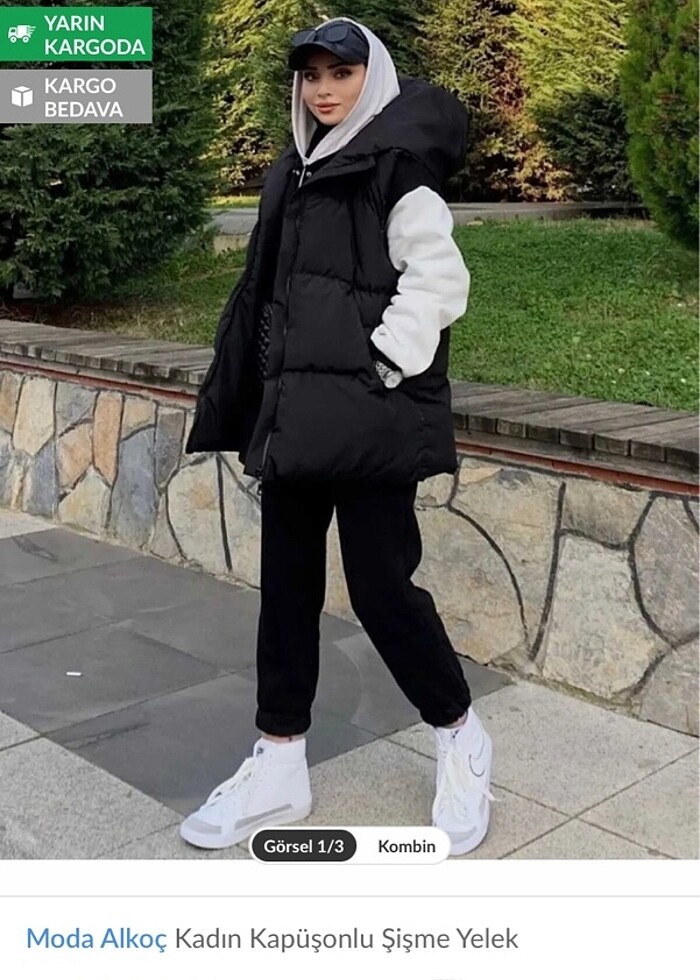 Şişme yelek kapşonlu - Görsel 2