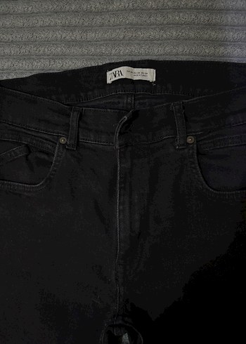 Erkek Siyah Regular Fit Kot Pantolon - Görsel 3