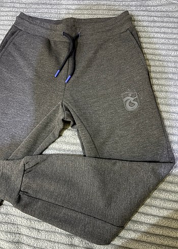 Gri Rahat Kesim Fermuarlı Eşofman Altı trabzonspor - Görsel 2