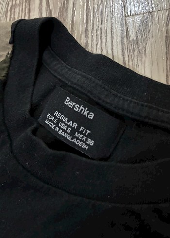 Kamuflaj Kısa Kollu Siyah Erkek Tişört - Görsel 2