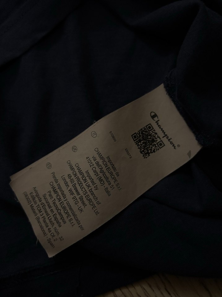 Lacivert Champion Erkek Kısa Kollu Tişört - Görsel 5