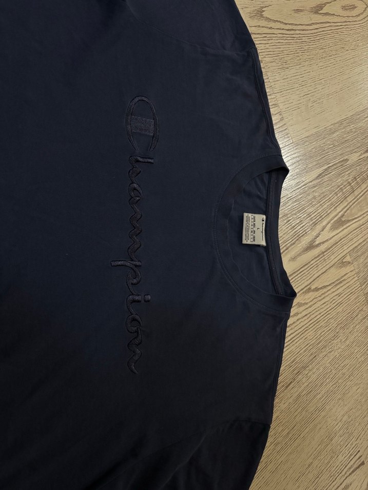 Lacivert Champion Erkek Kısa Kollu Tişört - Görsel 2