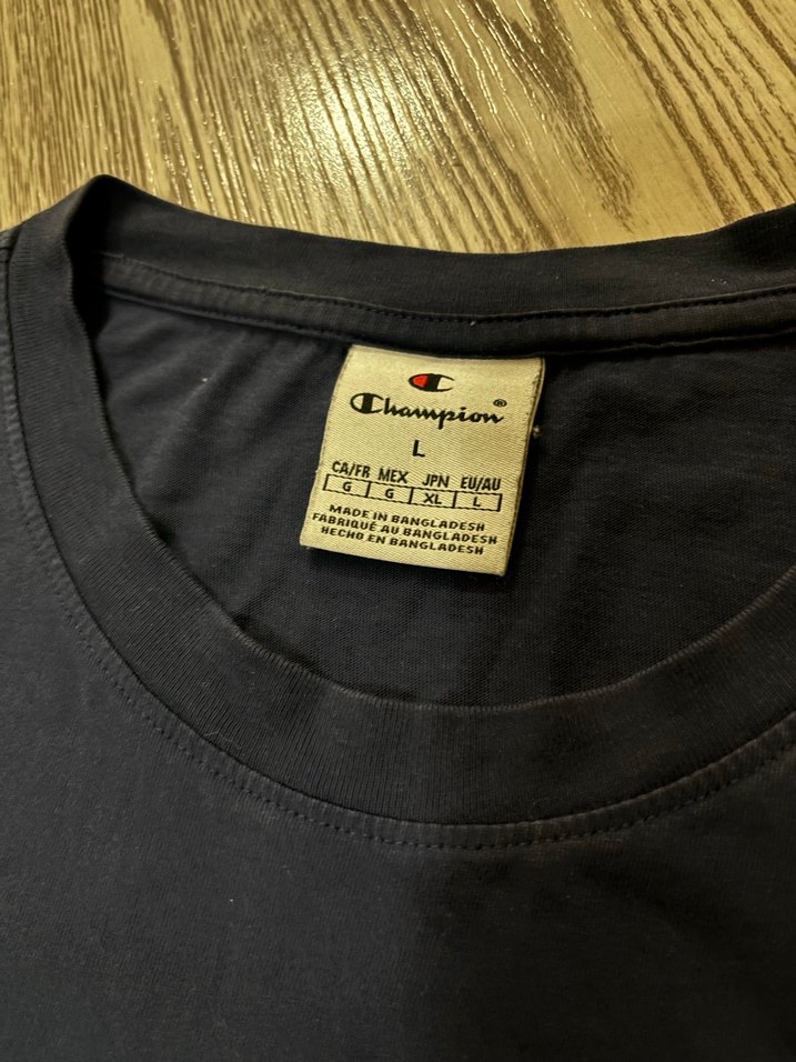 Lacivert Champion Erkek Kısa Kollu Tişört - Görsel 3