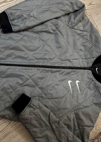 Nike Swoosh çift taraflı Bomber Ceket - Görsel 13