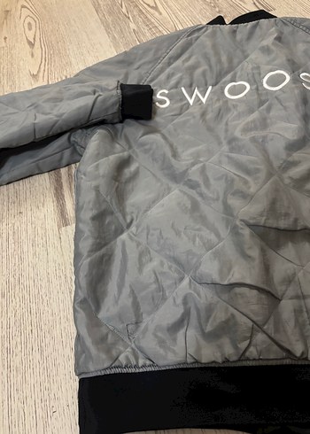 Nike Swoosh çift taraflı Bomber Ceket - Görsel 17