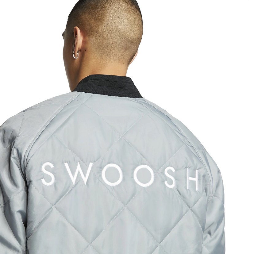 Nike Swoosh çift taraflı Bomber Ceket - Görsel 5
