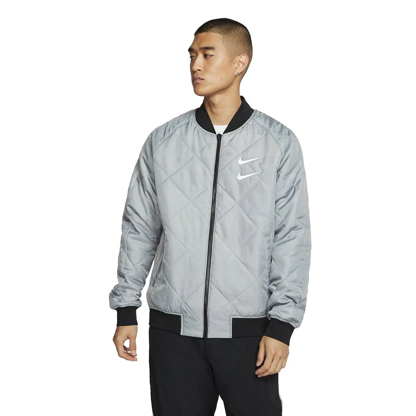 Nike Swoosh çift taraflı Bomber Ceket - Görsel 4