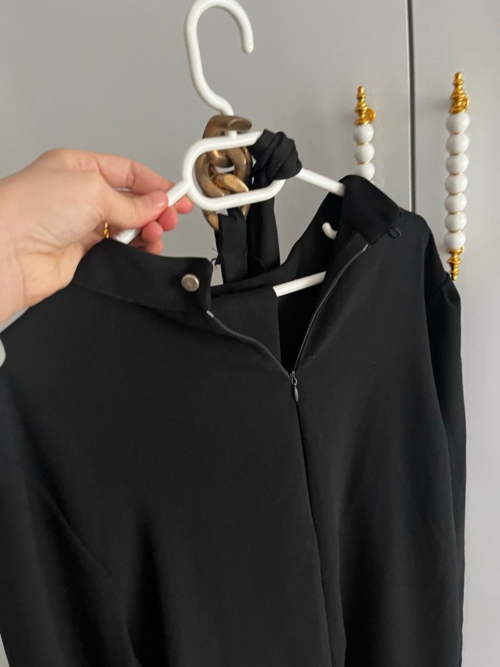 2 li takım Kemerli Siyah - Görsel 2