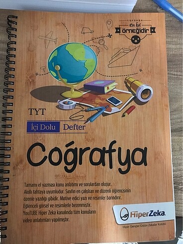 TYT Coğrafya HiperZeka İçi Dolu Defter