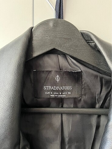 s Beden siyah Renk Stradivarius Deri Ceket