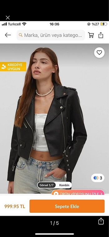 Stradivarius Stradivarius Deri Ceket