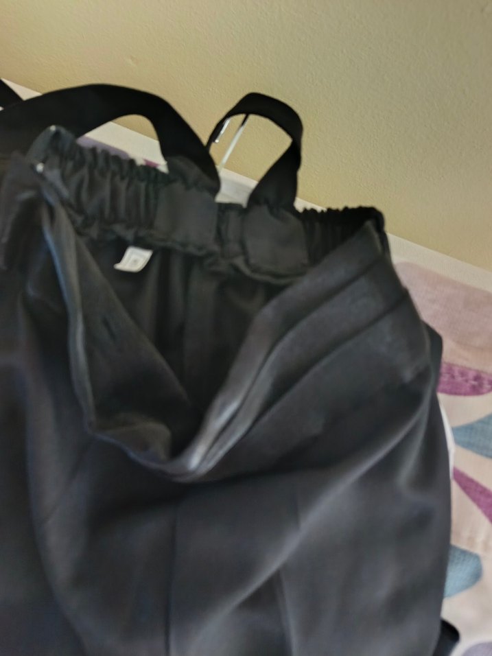 Düğmeli Siyah Kolsuz Tuxedo Yelek - Görsel 3