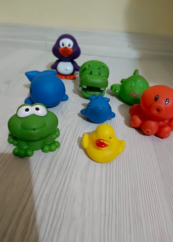 Renkli Deniz Hayvanları Oyuncak Seti - Görsel 6