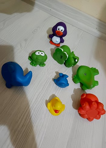 Renkli Deniz Hayvanları Oyuncak Seti - Görsel 4