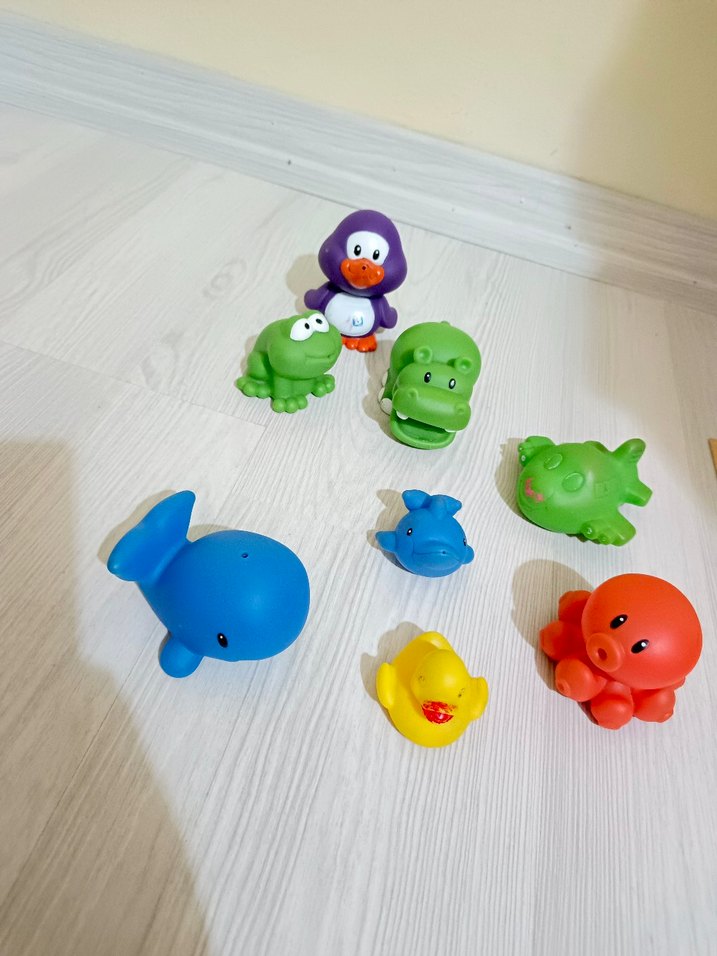 Renkli Deniz Hayvanları Oyuncak Seti - Görsel 3