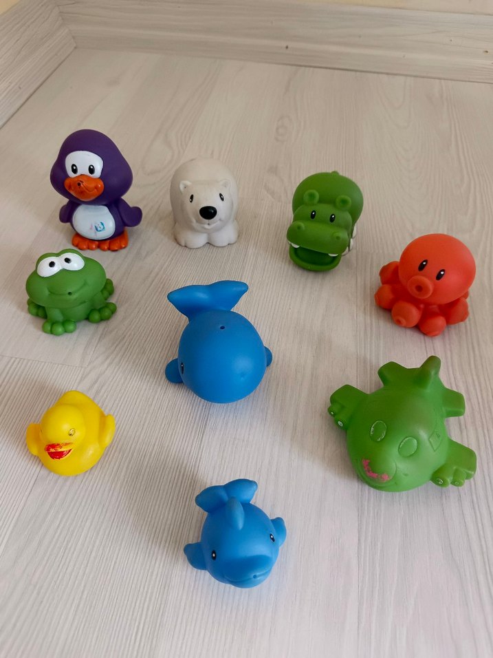 Renkli Deniz Hayvanları Oyuncak Seti - Görsel 2