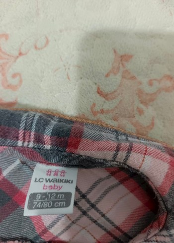 Gri Ekoseli Uzun Kollu Kız Gömleği - Görsel 4