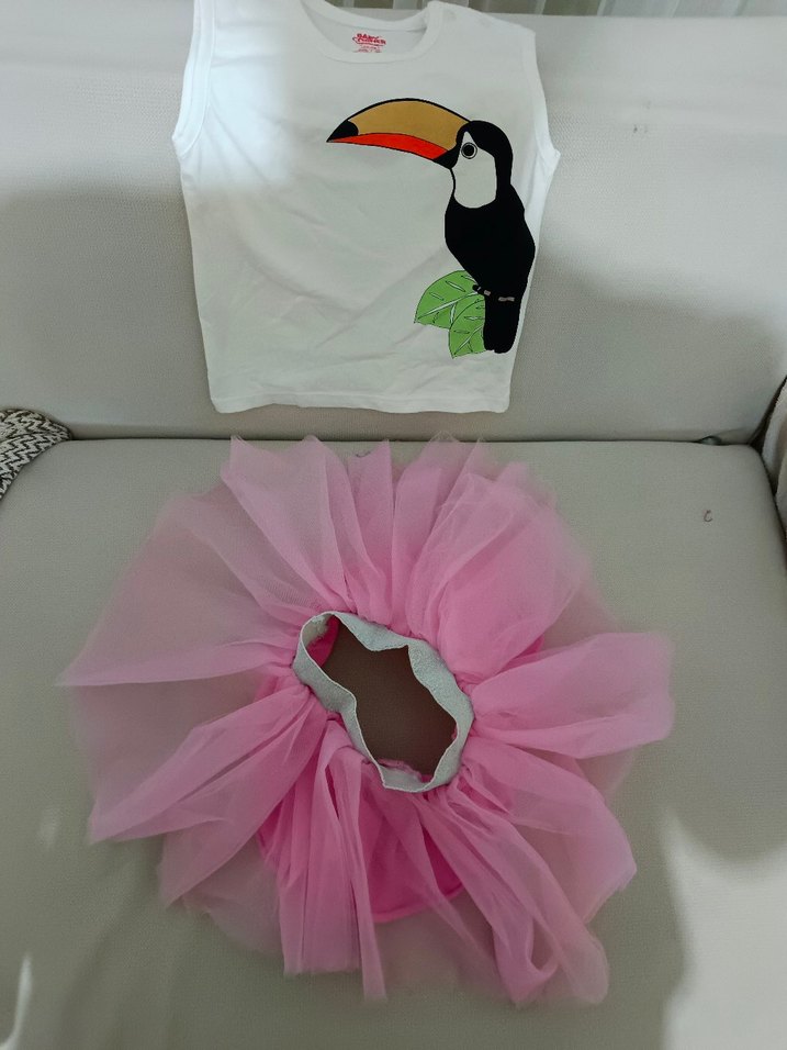 Kız Çocuk Pop Art Kısa Kollu Tişört - Görsel 2