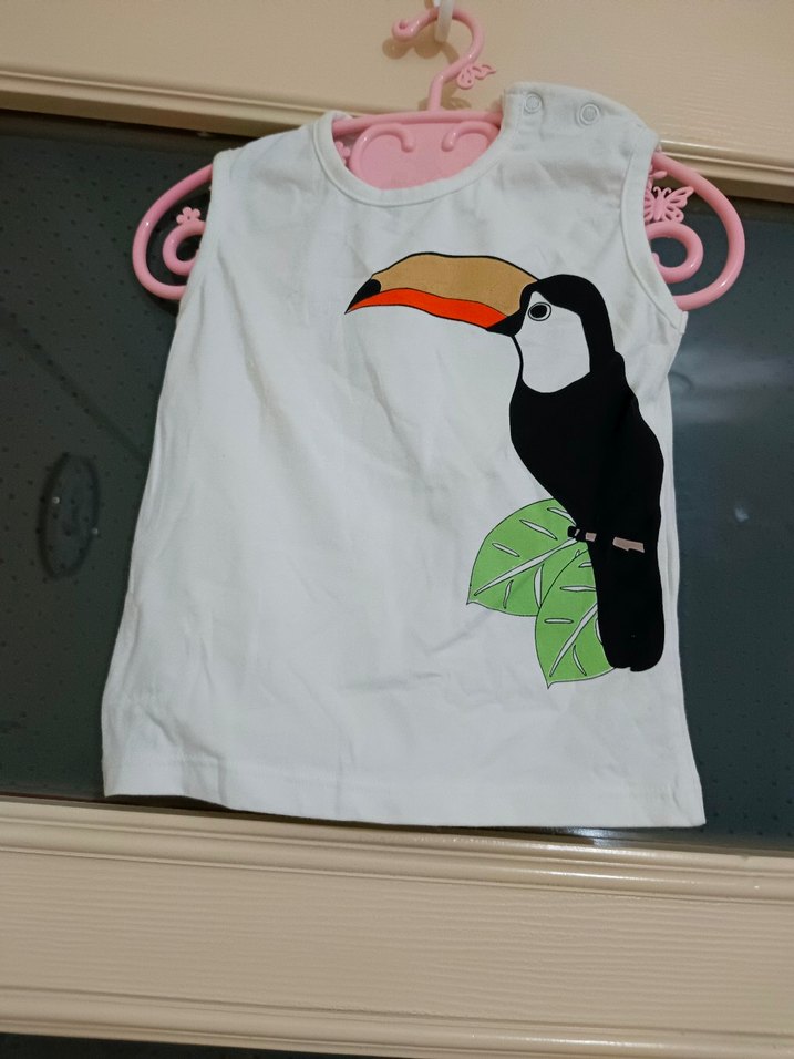 Kız Çocuk Pop Art Kısa Kollu Tişört - Görsel 5