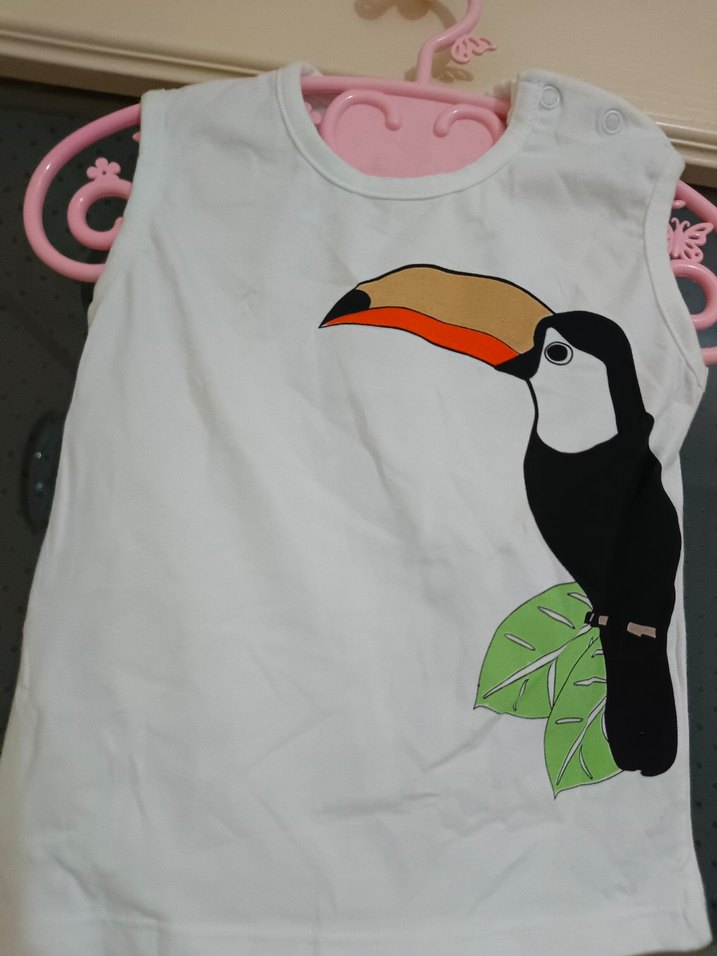 Kız Çocuk Pop Art Kısa Kollu Tişört - Görsel 3