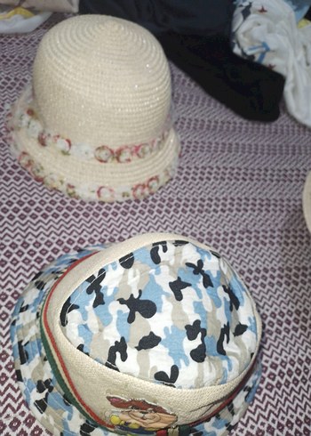 5-8 Yaş, 22 cm Beden Renkli Leopar Desenli Çocuk Şapkası