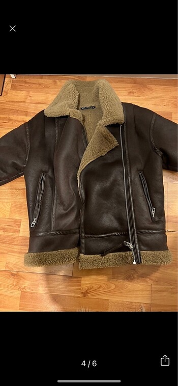xs Beden kahverengi Renk Zara Astar Detaylı Ceket