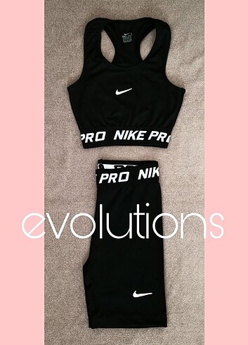 Nike NikePro Dalgıç Kumaş Geniş Kemer Şort-Büstiyer