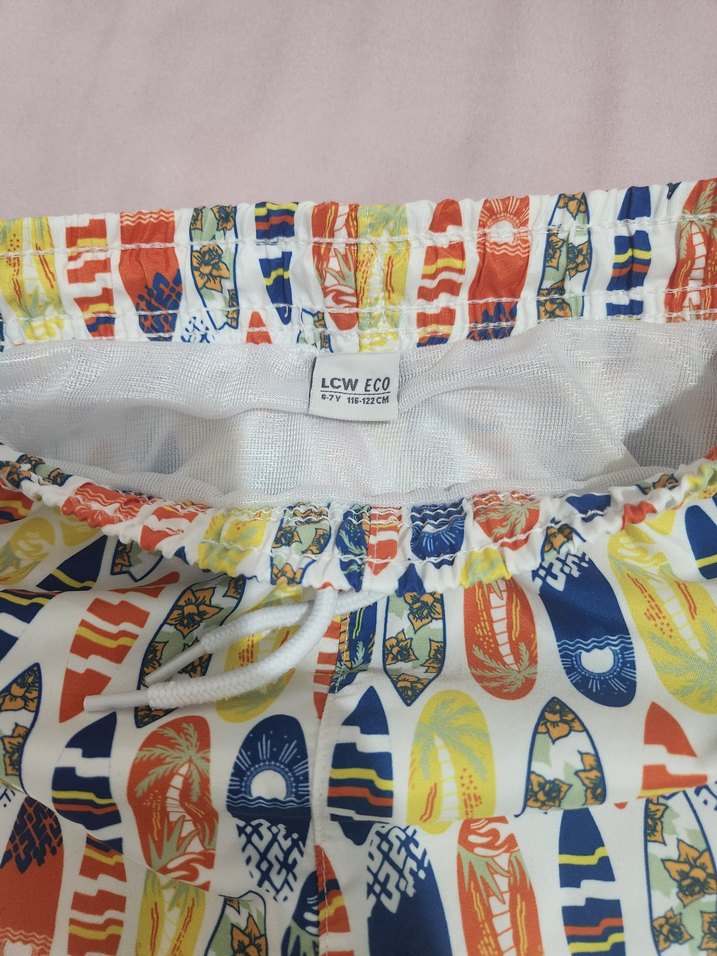 Renkli Bağlama Desenli Erkek Mayo Şortu - Görsel 3