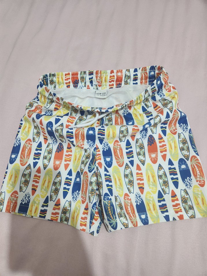 Renkli Bağlama Desenli Erkek Mayo Şortu - Görsel 2