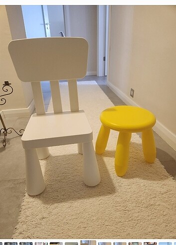 Ikea 2 adet Ikea cocuk sandalyesi