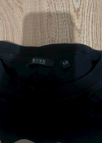 BOSS Siyah Baskılı Erkek Tişört Orjinal 9 yaş için - Görsel 2