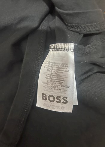 BOSS Siyah Baskılı Erkek Tişört Orjinal 9 yaş için - Görsel 3