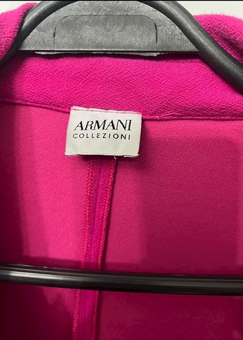 Armani colection Pembe Düğmeli Kadın Blazer Ceket - Görsel 2
