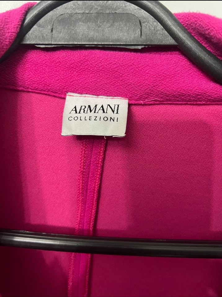 Armani colection Pembe Düğmeli Kadın Blazer Ceket - Görsel 2