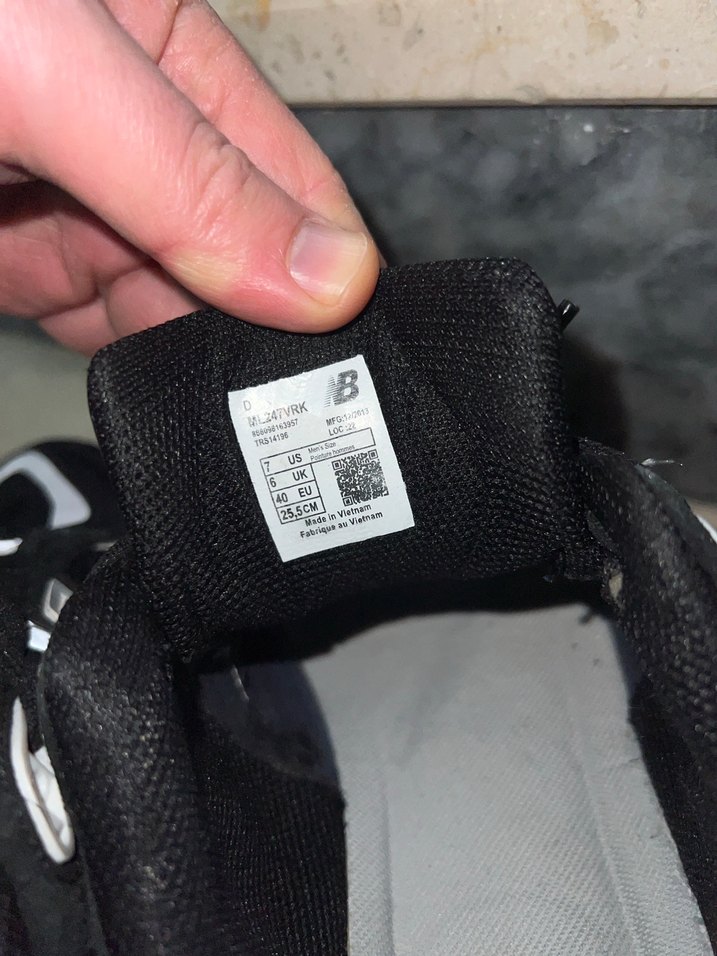 New blance Siyah Beyaz Zebra Desenli Spor Ayakkabı Orjinal - Görsel 4