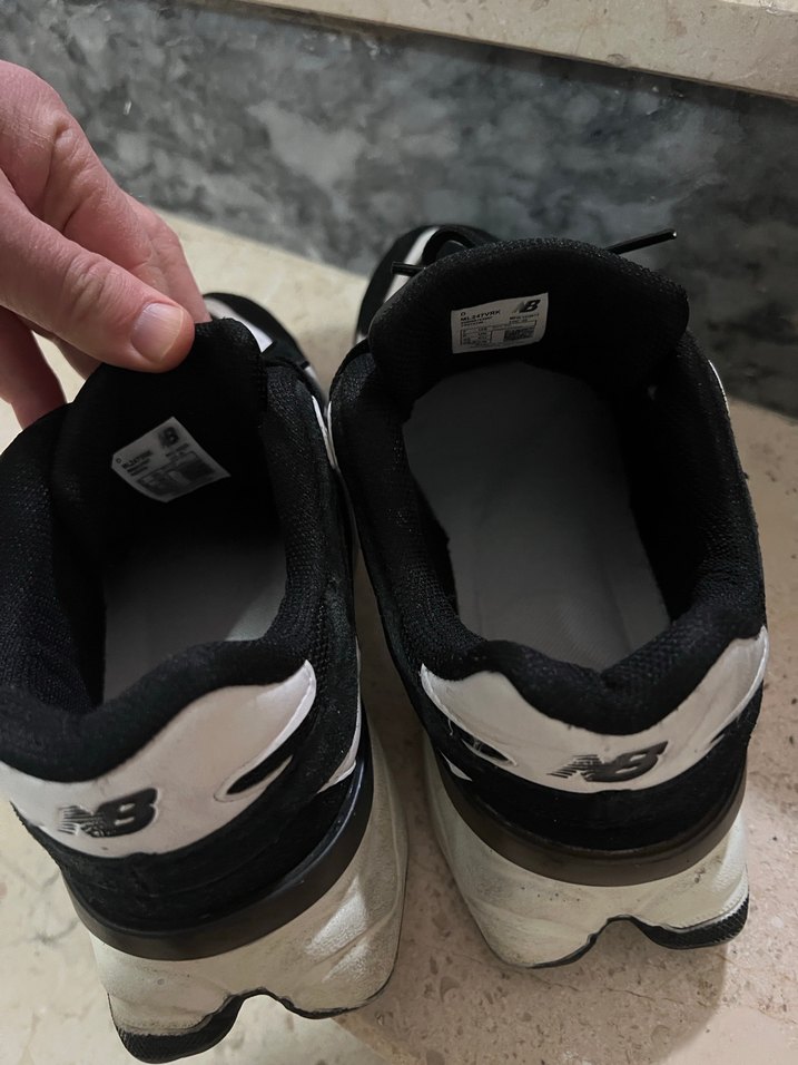 New blance Siyah Beyaz Zebra Desenli Spor Ayakkabı Orjinal - Görsel 3