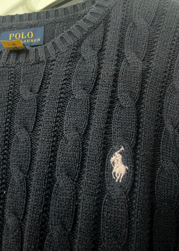 Ralph lauren kazak bayan l beden Polo Örgü Uzun Kollu Kazak - Görsel 4