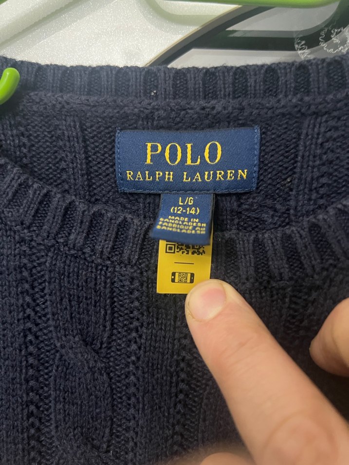 Ralph lauren kazak bayan l beden Polo Örgü Uzun Kollu Kazak - Görsel 2