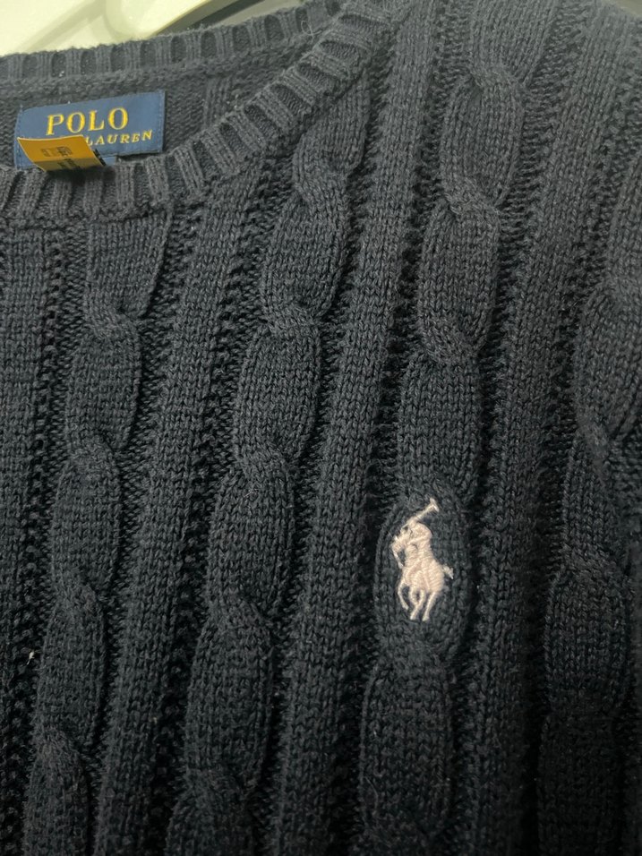 Ralph lauren kazak bayan l beden Polo Örgü Uzun Kollu Kazak - Görsel 4