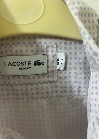 Lacoste Erkek Gri Beyaz Pamuklu Gömlek - Görsel 2