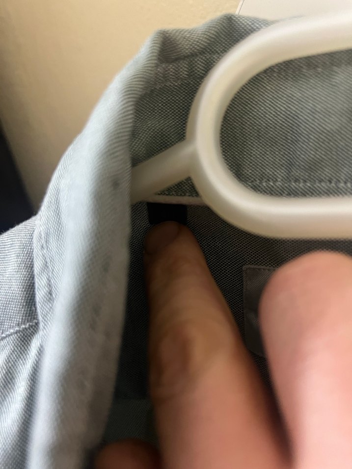 Gri Keten Düğmeli Erkek Gömlek - Görsel 3