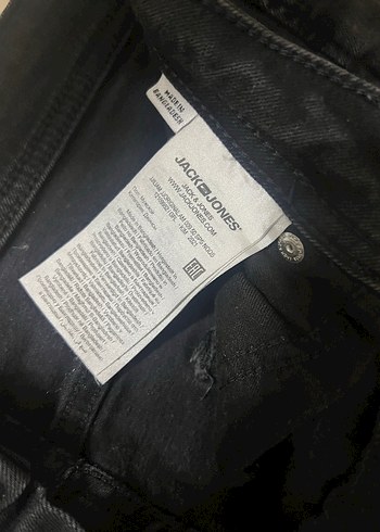 Jack jones 33 beden Siyah Düğmeli Erkek Kot Pantolon - Görsel 2