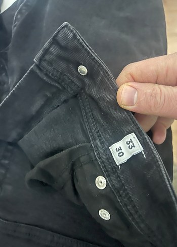 Jack jones 33 beden Siyah Düğmeli Erkek Kot Pantolon - Görsel 4