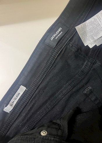 Jack jones 33 beden Siyah Düğmeli Erkek Kot Pantolon - Görsel 3